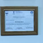 תעודת נוכחות בקורס אולטסרסאונד אנדומטריוזיס