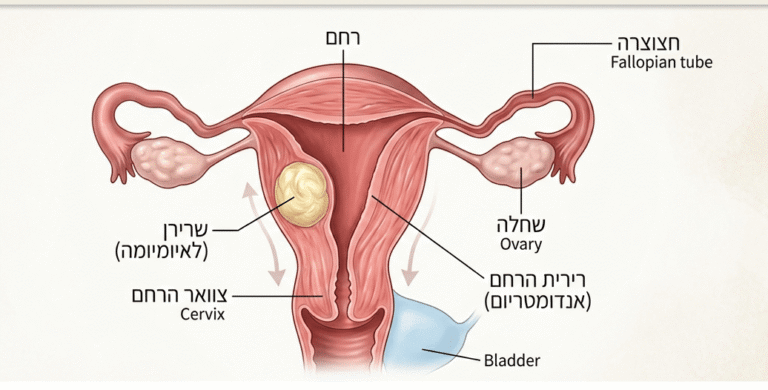 הדמיה איך נראה שרירן ברחם